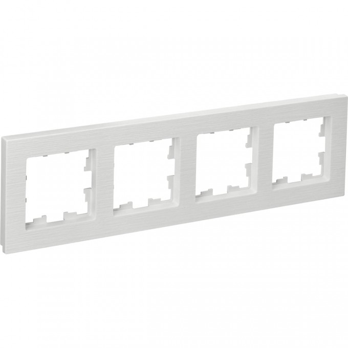 4-местная рамка IEK Brite ру-4-бр белый рифленый 1 BR-M42-51-K0 4-местная рамка IEK Brite ру-4-бр белый рифленый 1 BR-M42-51-K0