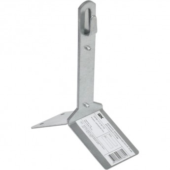 Держатель проводника круглого 8-10мм для конька h=110мм оцинкованная сталь IEK - ZDP80-11-4-18-110 Держатель проводника круглого 8-10мм для конька h=110мм оцинкованная сталь IEK - ZDP80-11-4-18-110