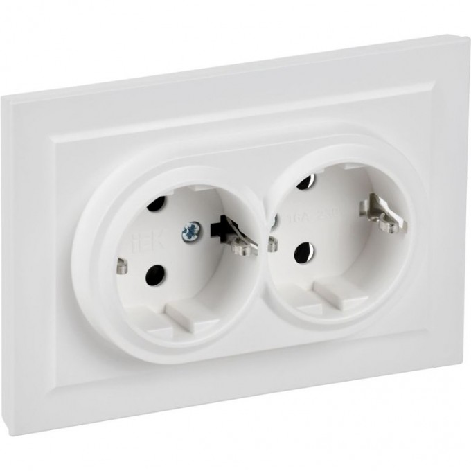 Электрическая розетка IEK BRITE BR-R21-16-K91-F