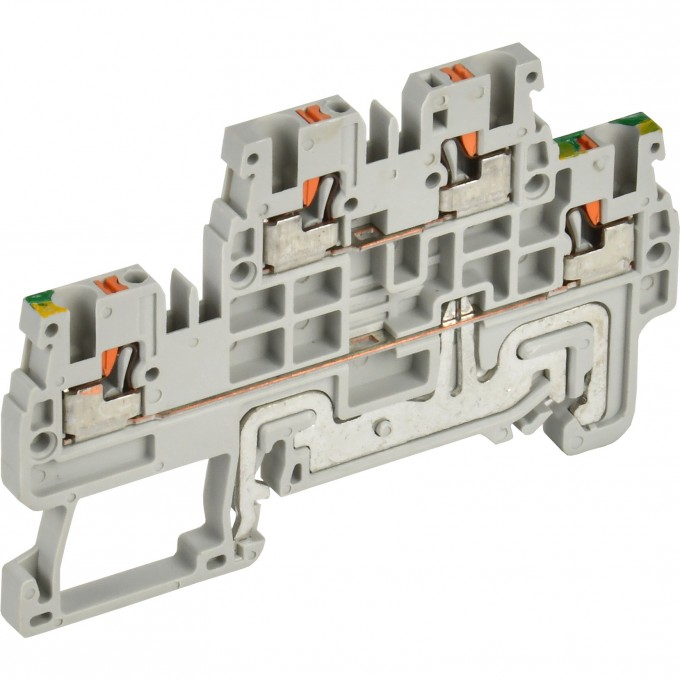 Колодка клеммная IEK CP-ML-PEN 2 ур. земля-низ 1,5мм2 серая YCT23-03-2-K03-001 Колодка клеммная IEK CP-ML-PEN 2 ур. земля-низ 1,5мм2 серая YCT23-03-2-K03-001