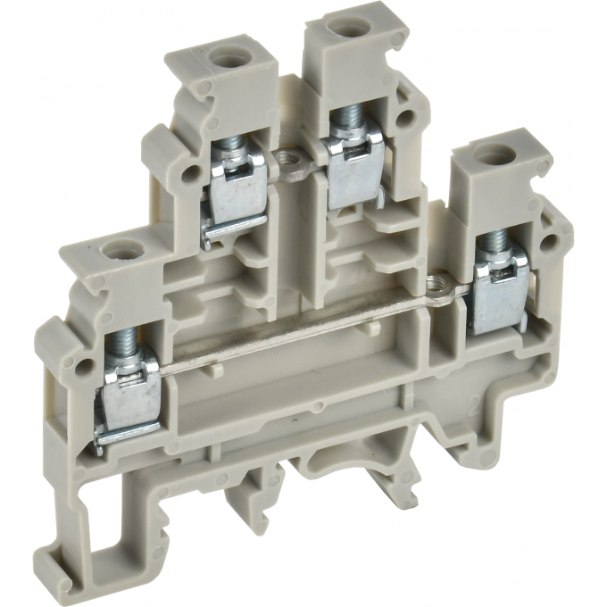 Колодка клеммная IEK CTS-ML 2 ур. 4мм2 серая YCT13-00-2-K03-004 Колодка клеммная IEK CTS-ML 2 ур. 4мм2 серая YCT13-00-2-K03-004