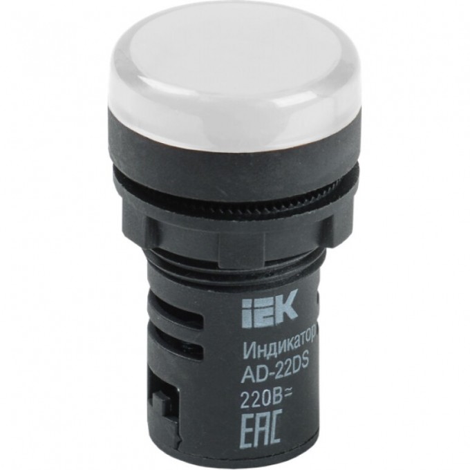 Лампа IEK AD22DS(LED)матрица d=22мм белый 230В - BLS10-ADDS-230-K01 Лампа IEK AD22DS(LED)матрица d=22мм белый 230В - BLS10-ADDS-230-K01