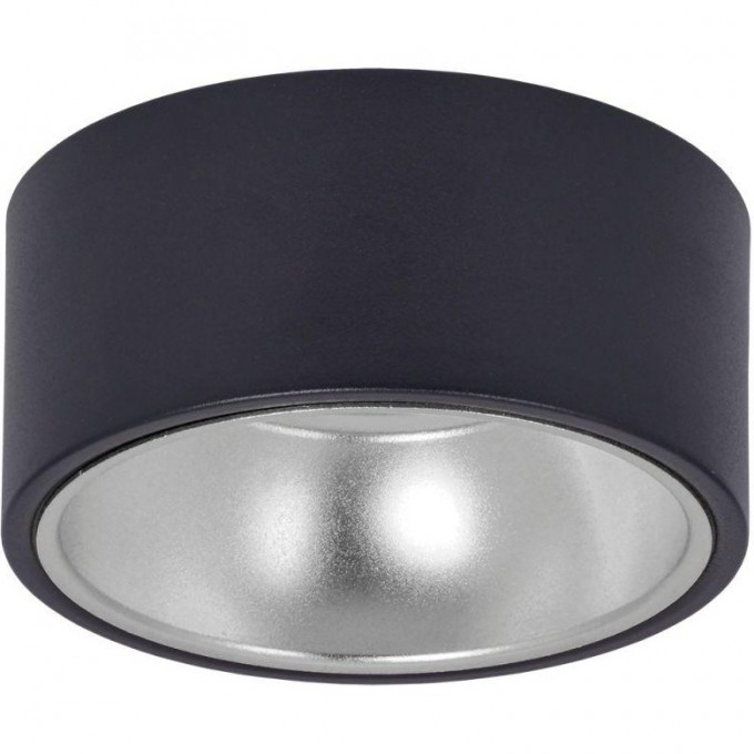 Накладной потолочный светильник IEK Lighting 4017 под лампу gx53 черный/хром LT-UPB0-4017-GX53-1-K56 Накладной потолочный светильник IEK Lighting 4017 под лампу gx53 черный/хром LT-UPB0-4017-GX53-1-K56