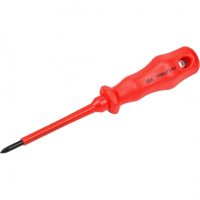Отвертка диэлектрическая крестовая IEK Ph0х75мм K2 1000В ARMA2L 3 A2L3-SC30-K2-PH-00-075 Отвертка диэлектрическая крестовая IEK Ph0х75мм K2 1000В ARMA2L 3 A2L3-SC30-K2-PH-00-075