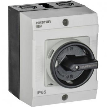 Переключатель кулачковый IEK MI-CS21-010-055 10А (сх. 55) в боксе закрытая рукоятка