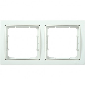 Рамка 2-местная квадратная IEK РУ-2-ББ BOLERO Q1 белый - EMB22-K01-Q1 Рамка 2-местная квадратная IEK РУ-2-ББ BOLERO Q1 белый - EMB22-K01-Q1