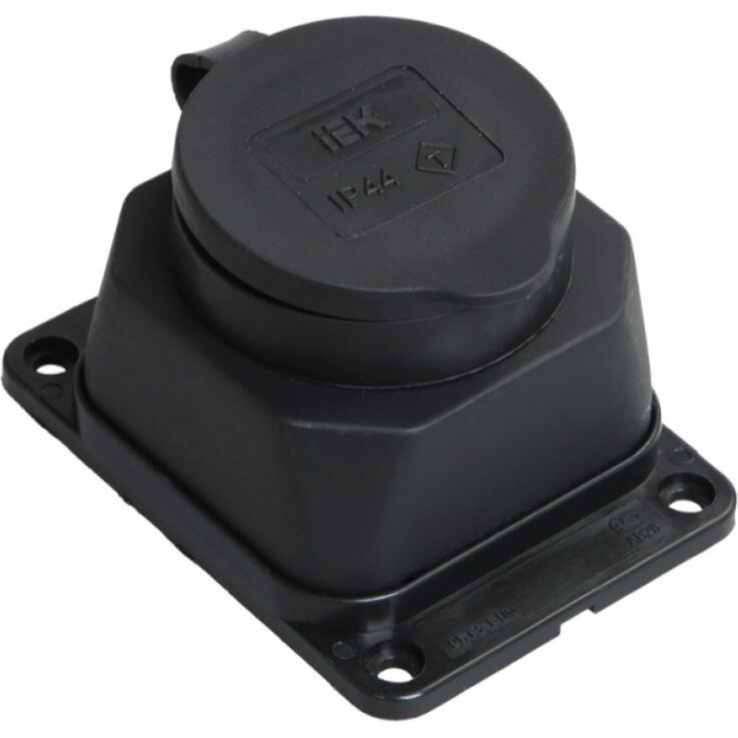 Розетка настенная IEK РБ13-1-0м с защитной крышкой IP44 ОМЕГА - PKR11-016-2-K02 Розетка настенная IEK РБ13-1-0м с защитной крышкой IP44 ОМЕГА - PKR11-016-2-K02