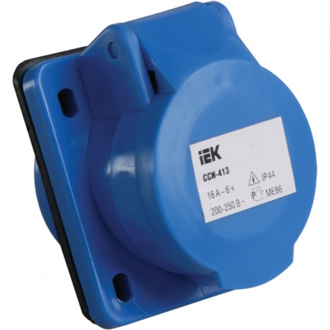 Розетка стационарная скрытая IEK ССИ-413 2Р+Е 16А 200-250В IP44 - PSR41-016-3 Розетка стационарная скрытая IEK ССИ-413 2Р+Е 16А 200-250В IP44 - PSR41-016-3