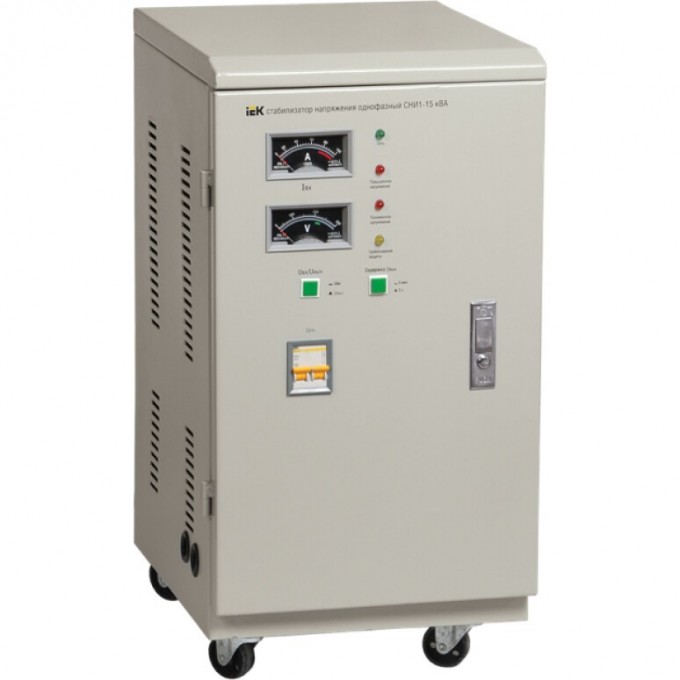 Стабилизатор напряжения IEK однофазный СНИ1-7 кВА - IVS10-1-07000 Стабилизатор напряжения IEK однофазный СНИ1-7 кВА - IVS10-1-07000