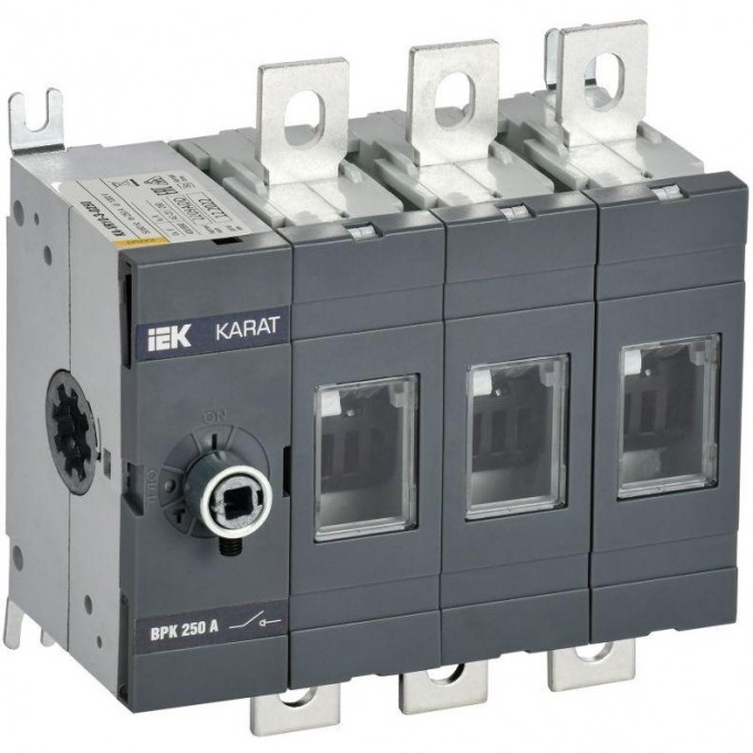 Выключатель-разъединитель IEK KARAT ВРК 3п 250А без рукоятки KA-VR10-3-0250