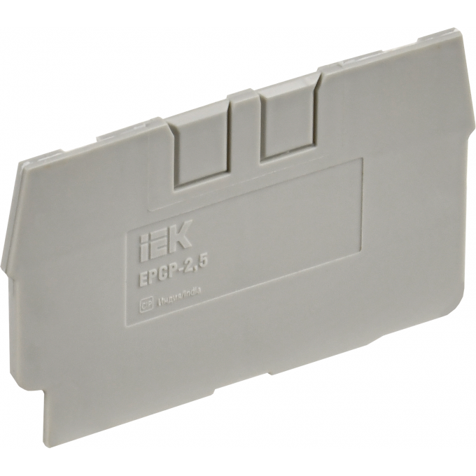 Заглушка IEK для CP 2,5мм2 серая YCT20-00-K03-002-ZGL Заглушка IEK для CP 2,5мм2 серая YCT20-00-K03-002-ZGL