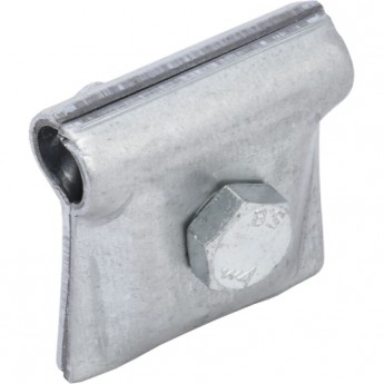 Зажим соединительный круглого проводника 6-12мм оцинкованная сталь IEK - ZCC80-11-1-16 Зажим соединительный круглого проводника 6-12мм оцинкованная сталь IEK - ZCC80-11-1-16